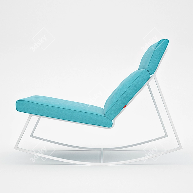 Modern Rocking Armchair - GT Rocker 3D model image 3