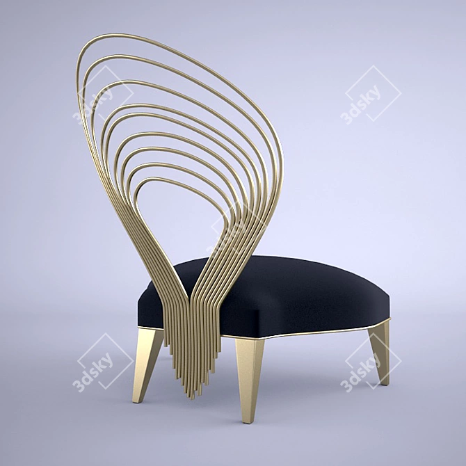 Luxurious Christopher Guy Arpa Chair 3D model image 3