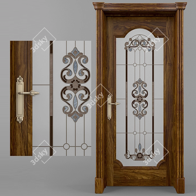 Dariano Porte Geneva-F Door 3D model image 1