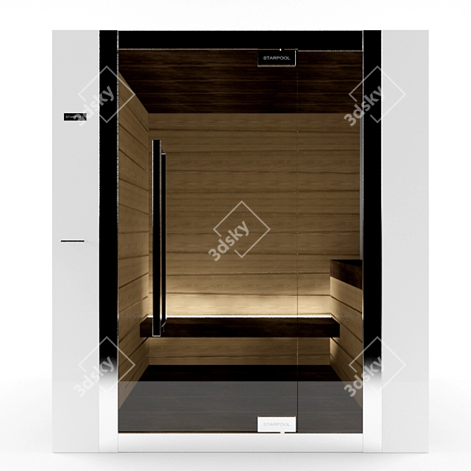Soothing Sauna Bliss 3D model image 1
