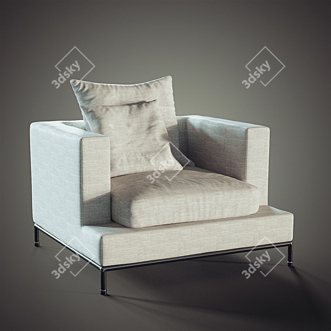 Sleek Simena Armchair by Soho Concept - Modern Design 3D model image 3