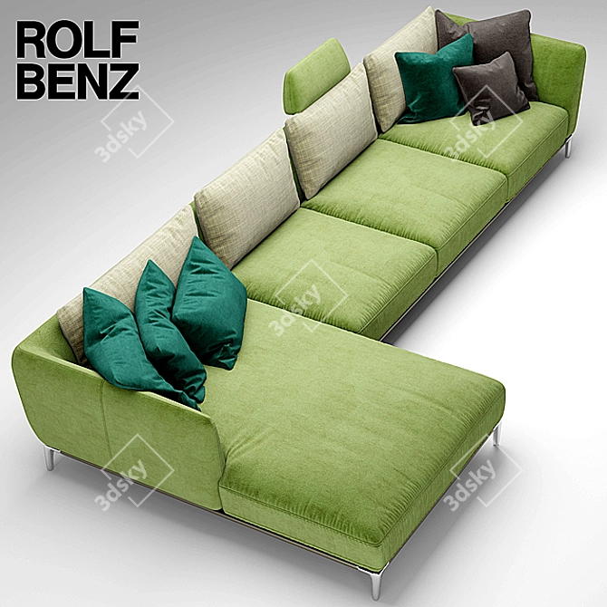 Title: MODULAR SOFA | ROLF BENZ SCALA 3D model image 2