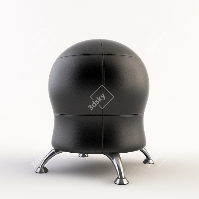 Energize Your Posture: Zenergy Ball Chair 3D model image 1