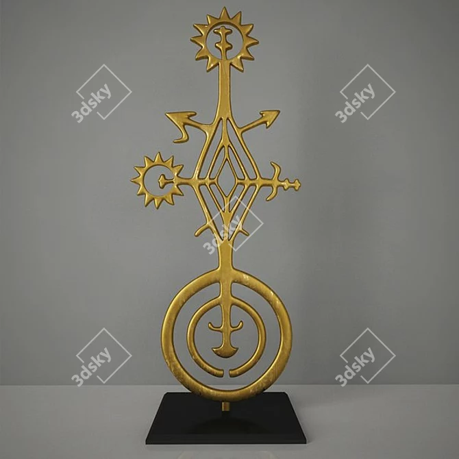 Title: Ancient Armenian Solar System Model 3D model image 1