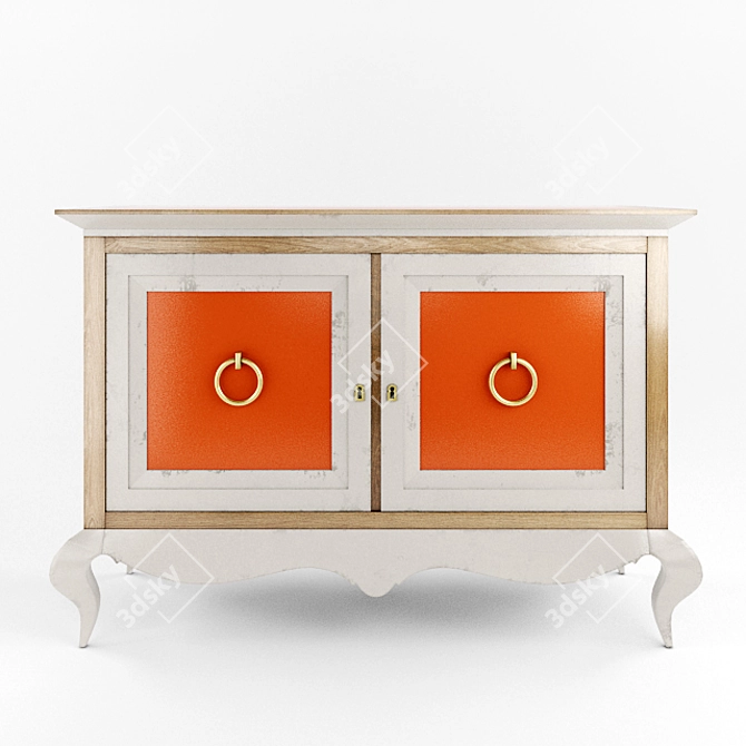 Elegant Bel Ami Sideboard 3D model image 1