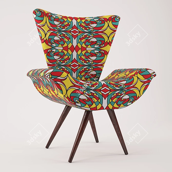 Elegant and Comfortable Mero Chair 3D model image 1