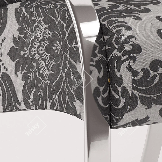 Sleek and Comfortable Nero Chair 3D model image 2