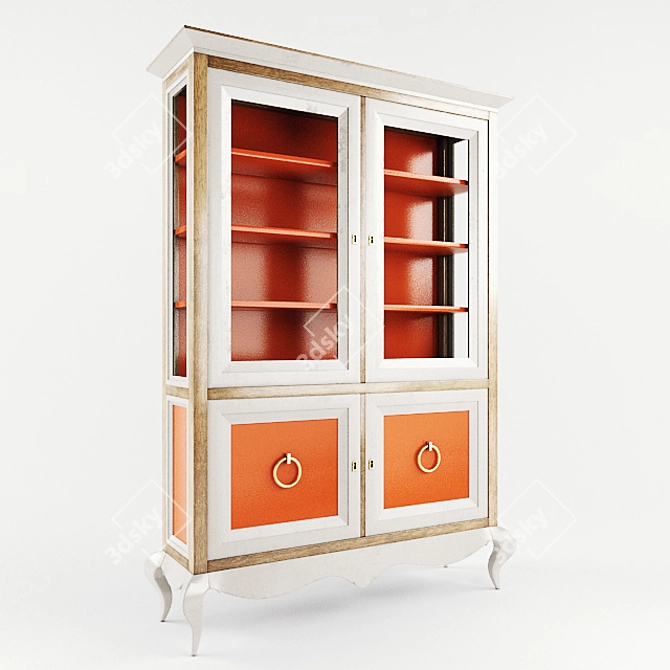 Elegant BEL AMI Bookcase 3D model image 2
