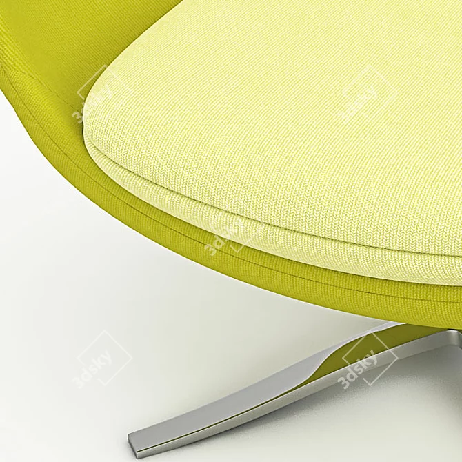 Sleek Calligaris Lounge Chair 3D model image 3