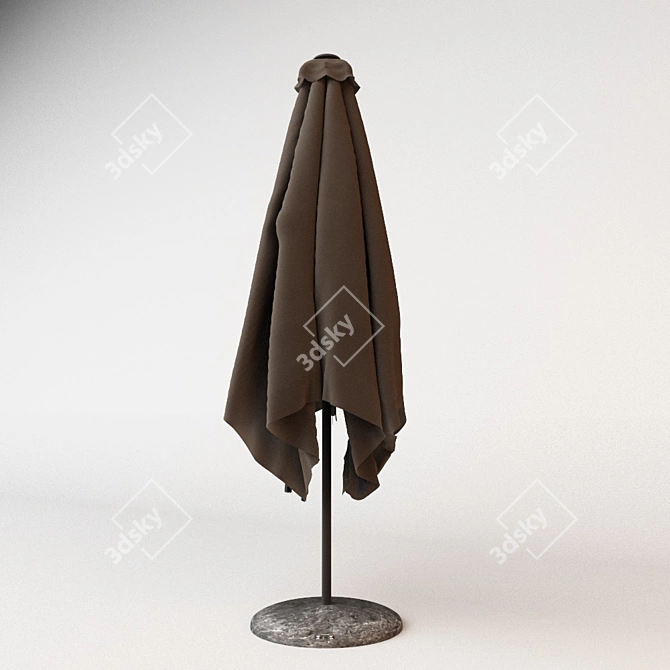 GIDUS MADI T: Aluminum Patio Umbrella 3D model image 3