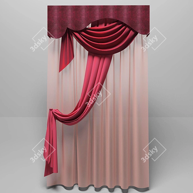 Elegance Blinds 3D model image 1