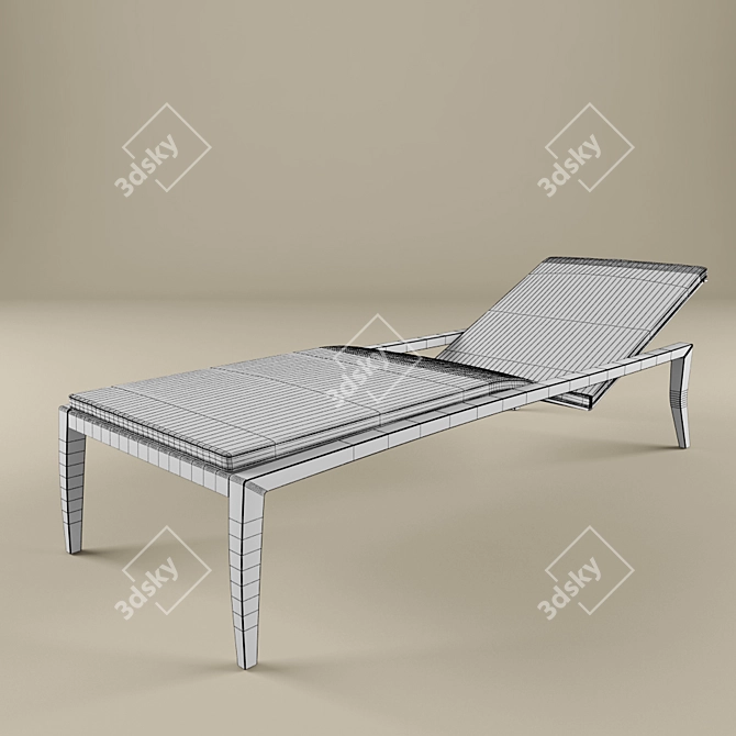 Luxury Relaxation: Deckchair ZIDIZ 3D model image 2