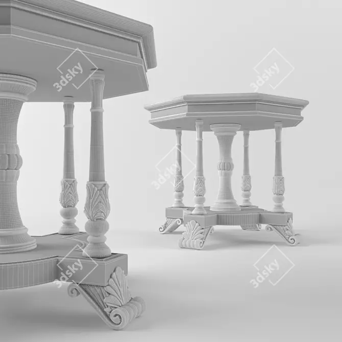 Elegant Table Decor Accent 3D model image 3