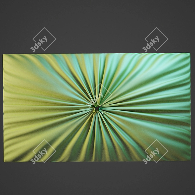 Eastern Style Ceiling Drapery 3D model image 2