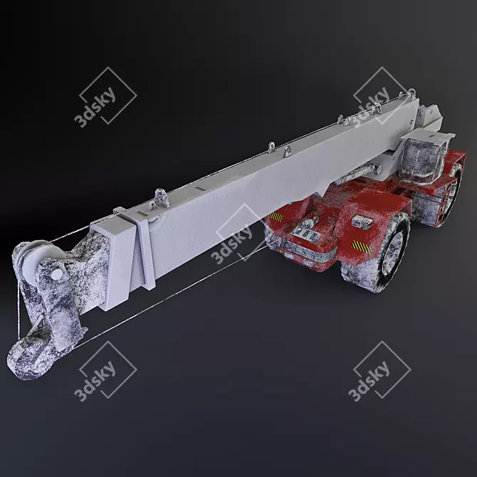 Heavy Duty Crane: Powerful and Versatile 3D model image 2