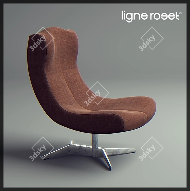 Alster Chair - Classic Elegance for Your Space 3D model image 2