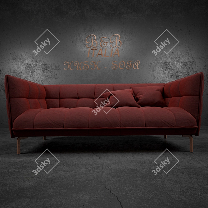 Husk Sofa by Factory B&B ITALIA 3D model image 1