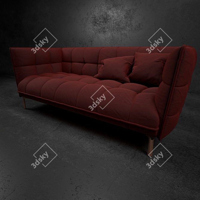 Husk Sofa by Factory B&B ITALIA 3D model image 2