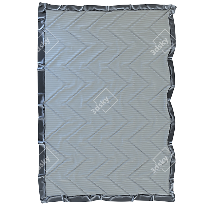 Zigzag Carpet: Versatile and Stylish 3D model image 1