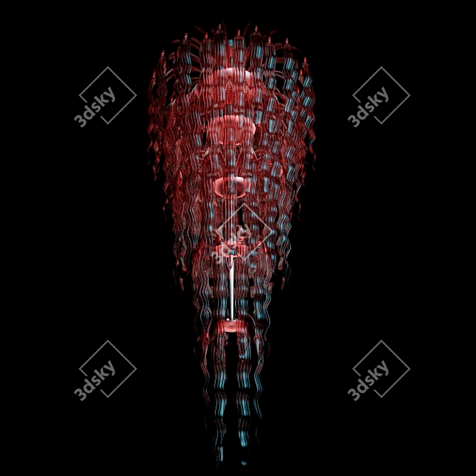 Algae-Lite Chandelier 3D model image 1