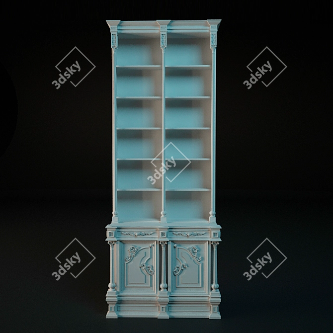 Classic Wardrobe Rack 3D model image 1