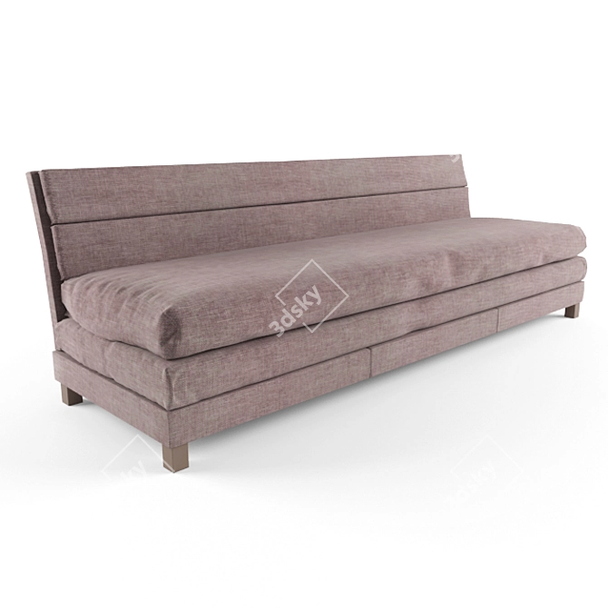 Cozy Comfort Sofa 3D model image 1