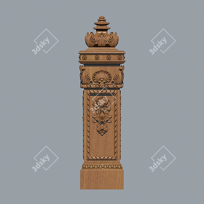 Elegant Column Classic Model 3D model image 1