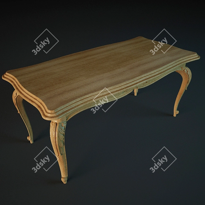 Classic Coffee Table 3D model image 1