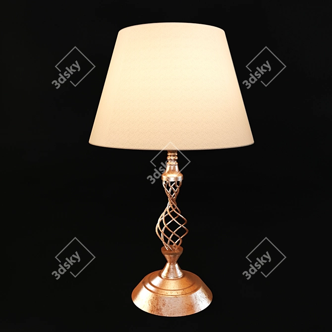 Classic Style Table Lamp 3D model image 1