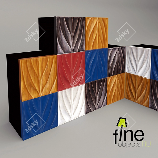 Bio Fineobjects: Stylish Storage Solutions 3D model image 3