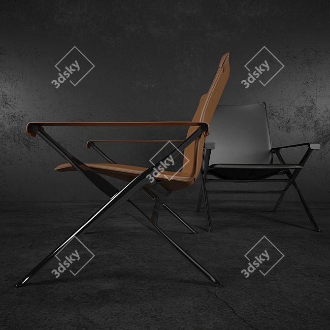 B&B ITALIA Baverly Chair - Italian Luxury in Your Home 3D model image 2