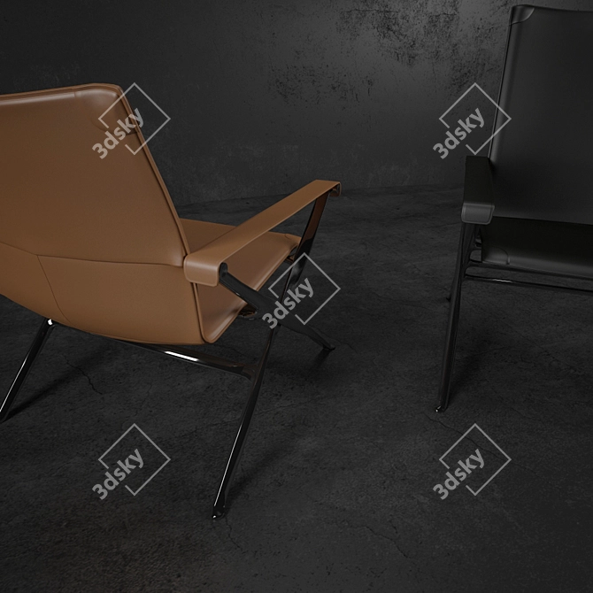 B&B ITALIA Baverly Chair - Italian Luxury in Your Home 3D model image 3