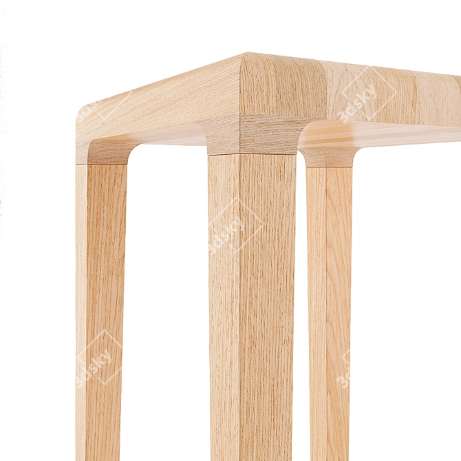 Elegant TON Barstool: Rioja 3D model image 2