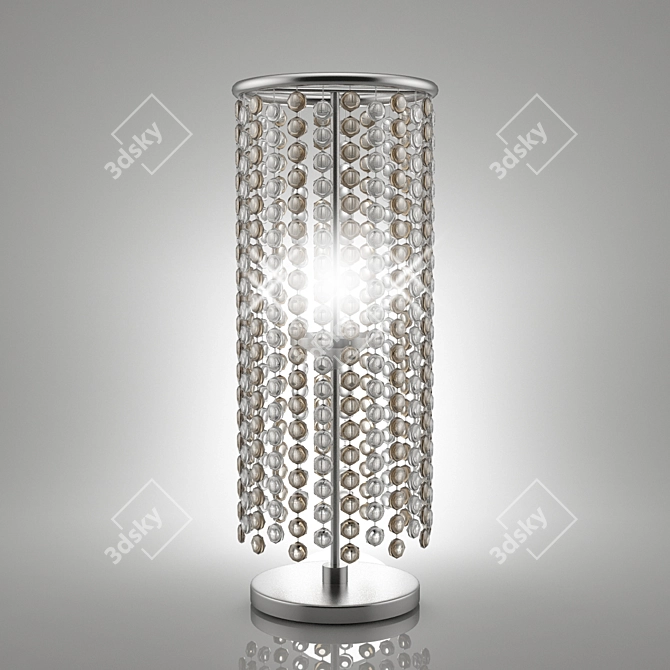 Elegant Crystal Table Lamp 3D model image 1