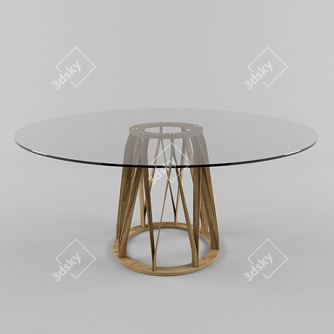 Twisted Strength: Miniforms Acco Table 3D model image 1