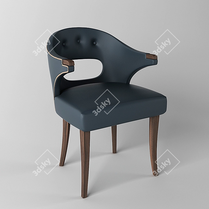 Nanook Brabbu: Short Chair of Style 3D model image 1