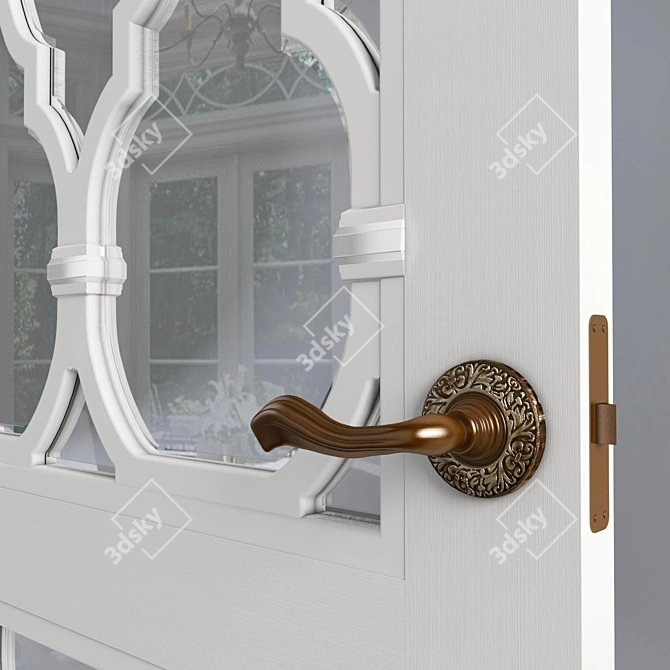 Standard 210x90 Door: Gateway to Elegance 3D model image 2