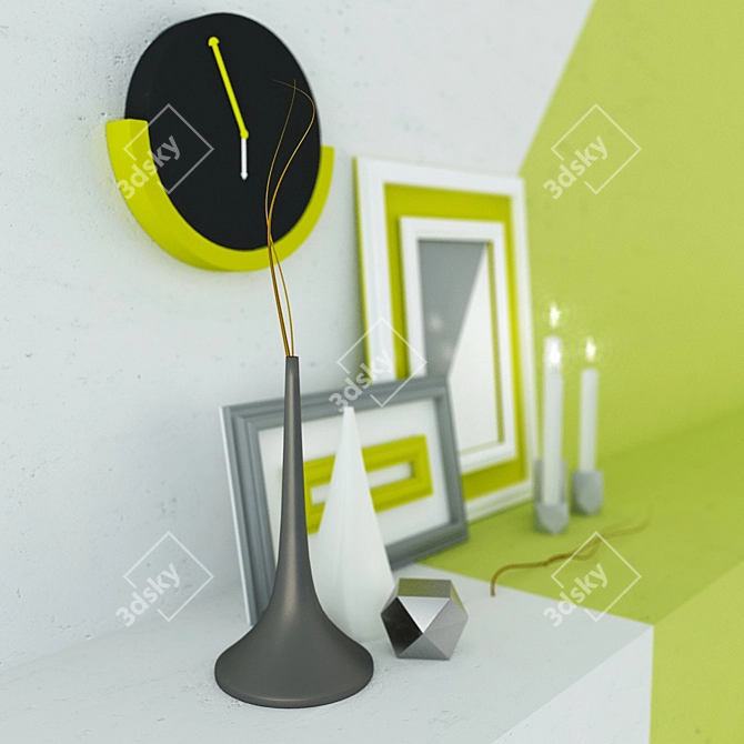 Eclipse Timepiece: Stylish and Elegant 3D model image 3