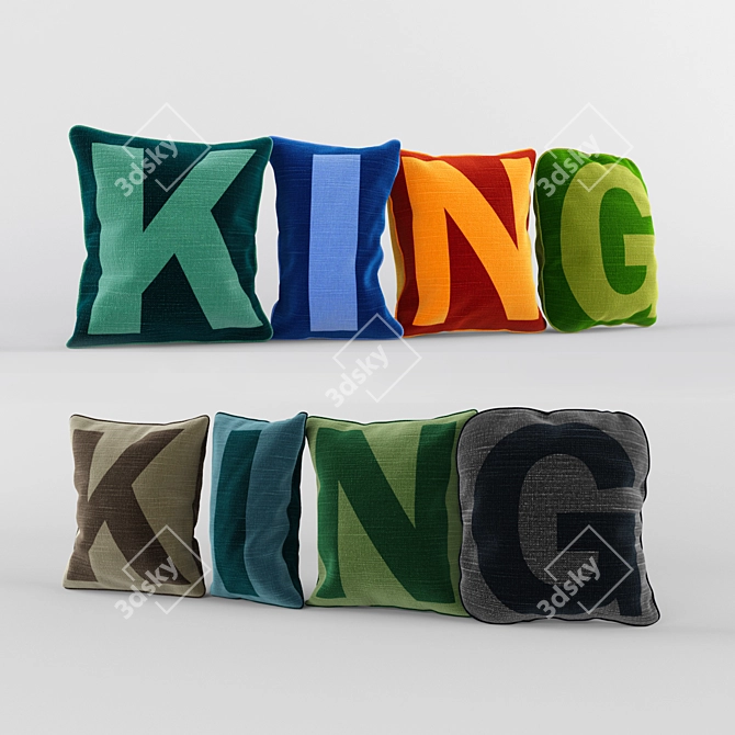 Ultimate King-size Pillows 3D model image 2