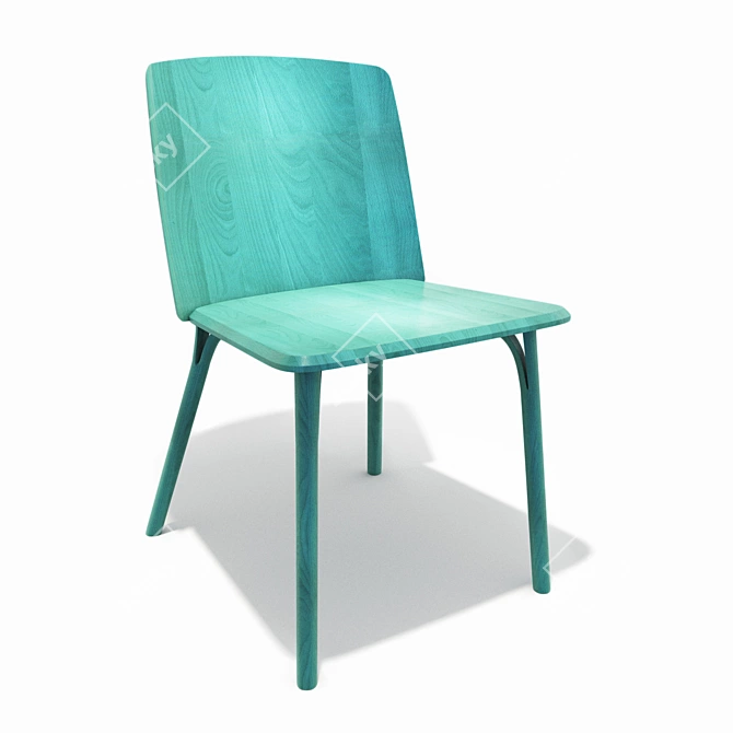 Modern Split Chair by Arik Levy 3D model image 1