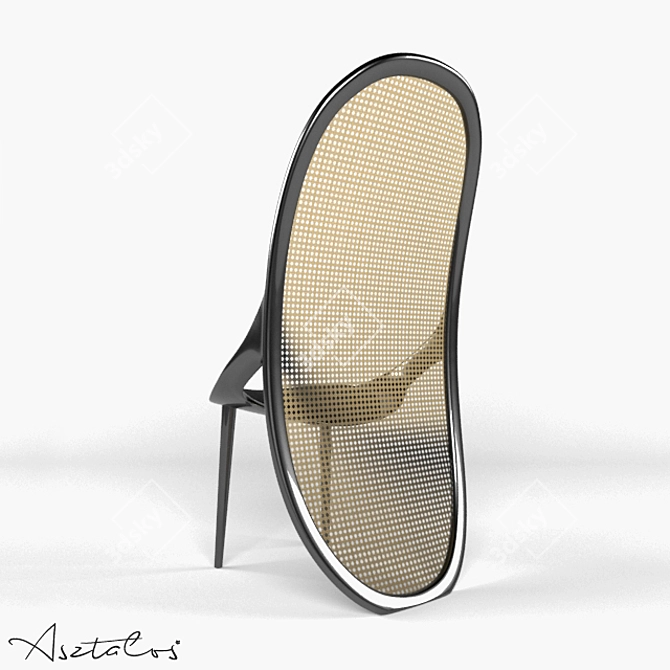 Elegant Wiener Chair: Designed by Gabriella Asztalos 3D model image 2