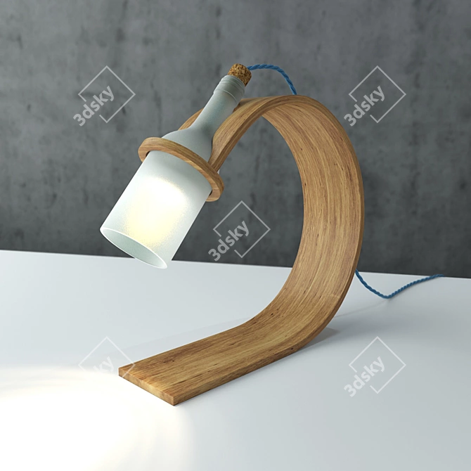 Quercus: Stylish Desk Lamp for Young Professionals 3D model image 1