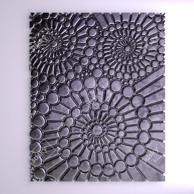 Custom Carved Wall Panel. Unique Decor for Your Space. 3D model image 1