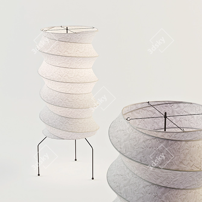 Vitra Akari UF2-31N Pendant Light 3D model image 1