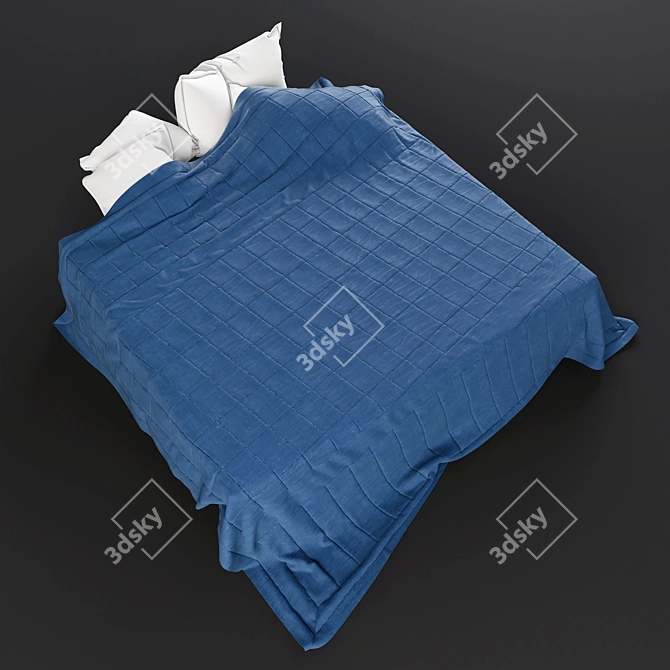 Cozy Dream Bed Set 3D model image 2