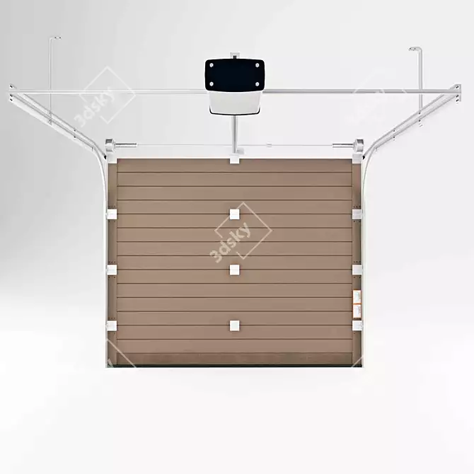 Modern Style Garage Doors 3D model image 2