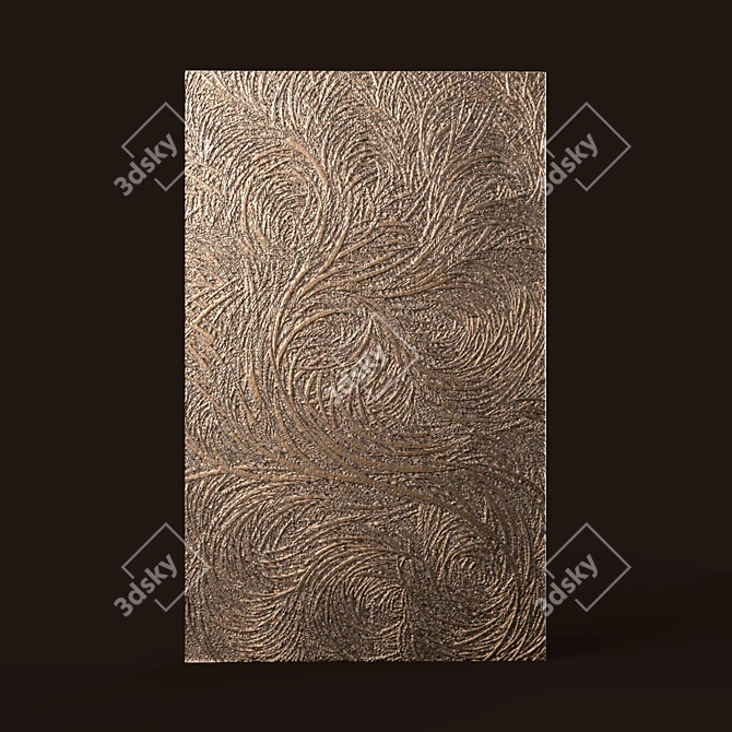 3D Panel Wall Decor - Transform Your Space 3D model image 1