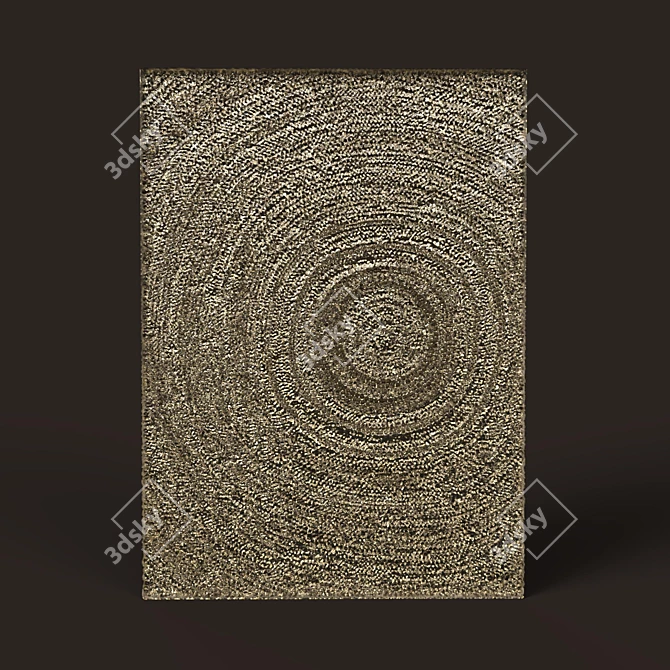 Edgy Elegance: 3D Wall Panel Decor 3D model image 1