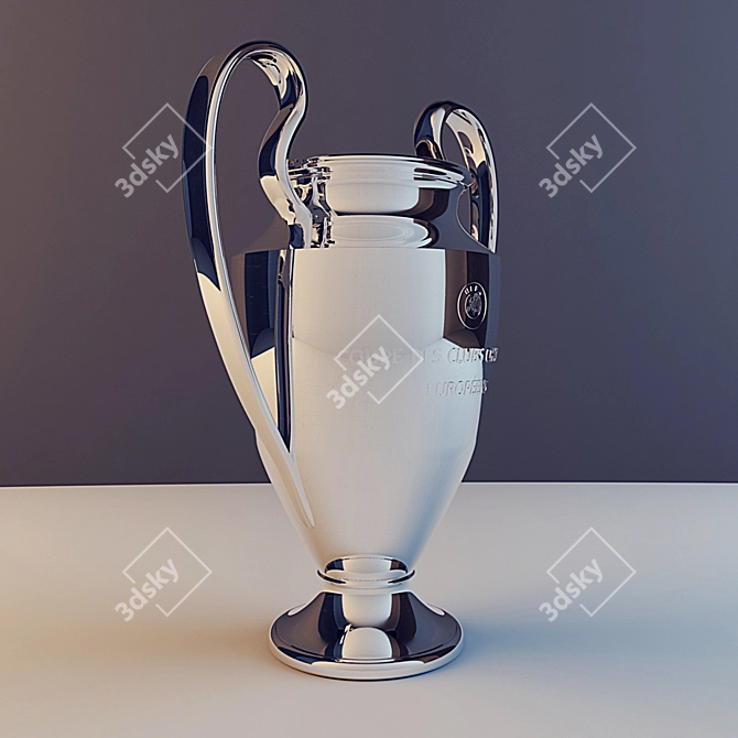 Champions' Cup of Europe 3D model image 1