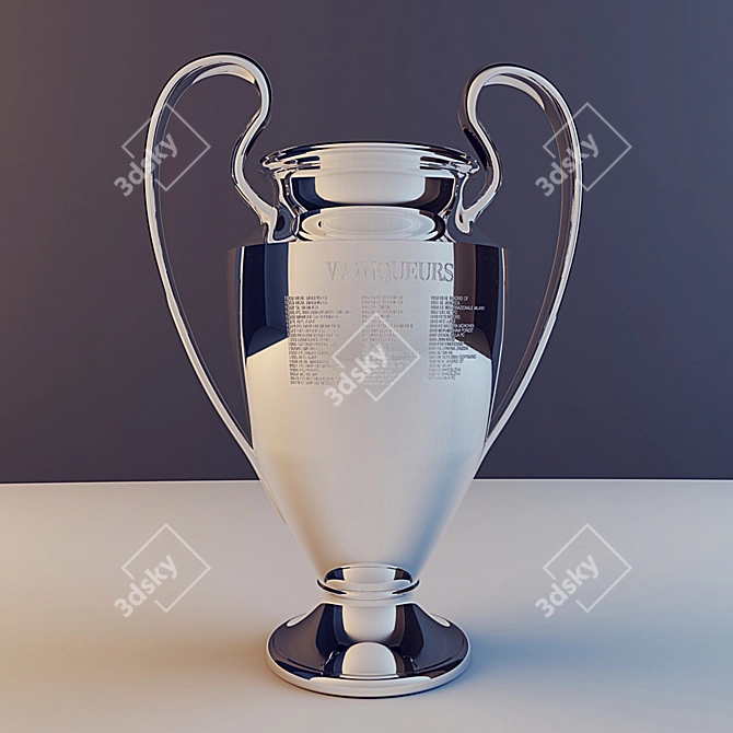 Champions' Cup of Europe 3D model image 2